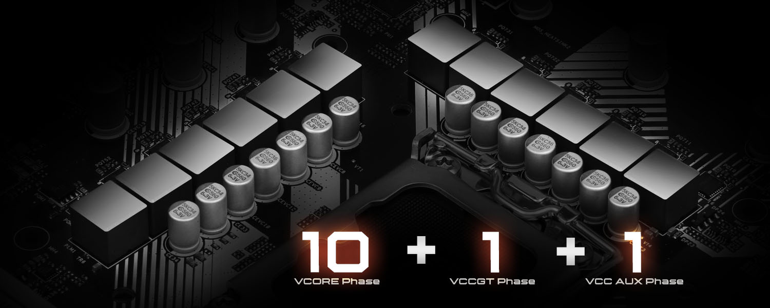 10+1+1 Power Phase Design